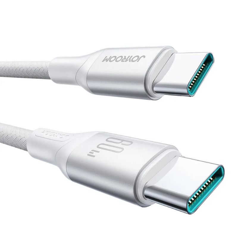 Joyroom Cable USB‑C a USB‑C Flash Series 60 W 1 m, Blanco - Ítem1